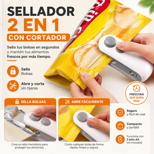 MINI SELLADORA DE BOLSAS INALAMBRICA | QUICK™