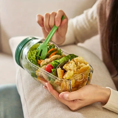 CONTENEDOR DE ENSALADA VERSÁTIL | SALADPOD™