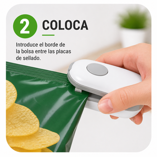 Coloca la bolsa